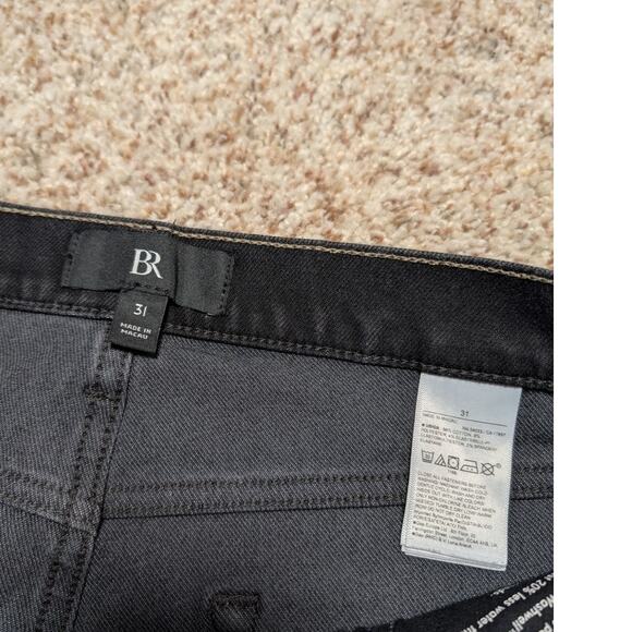 Banana Republic Woman's Black, High rise, Denim Jeans 31 (14), Slightly tapered - Picture 11 of 15